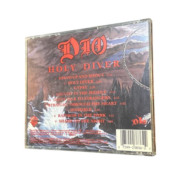 Dio Holy Diver album CD 1983 Warner bros James ronnnie dio rainbow in the dark - Picture 2 of 4